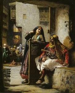 unknow artist Arab or Arabic people and life. Orientalism oil paintings  343 oil painting image
